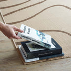 Surge Swirl Abstract Indoor and Outdoor Area Rug | Light and Dark Beige | 5X8 &amp; 8X10 Size Options | Tight Low Pile Weave | Gripping Rubber Underside | 100% Soft Polypropylene | Pack Of 2 image 5