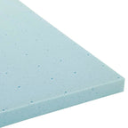 2" Gel Memory Foam Mattress Topper | Queen Size | With Washable Cover | CertiPUR-US® Certified | Pack of 2 image 6