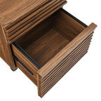 Render Walnut Wood File Cabinet image 4