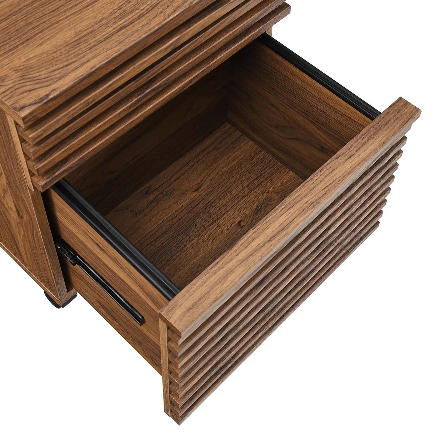 Render Walnut Wood File Cabinet image 4