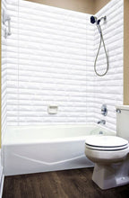 Vista Shower Wall Tiles For Shower and Tub Surrounds | Glue Up Easy To Install | 3 Wall Set image 6