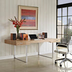 Tinker Walnut-Finished Office Desk image 0