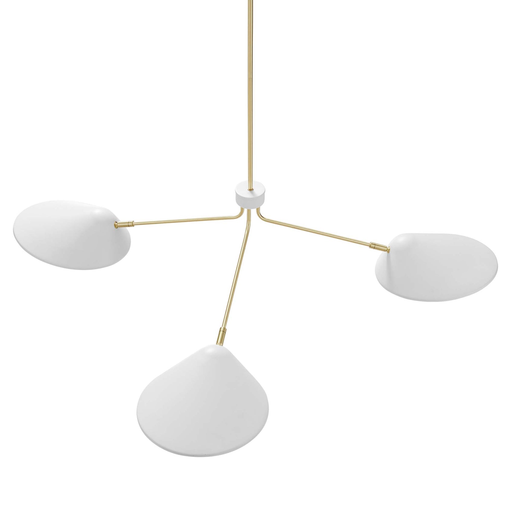 Journey 3-Light 14" Arm Pendant | Black &amp; White Color Options | Ideal for dining room, living room, or bedroom image 5