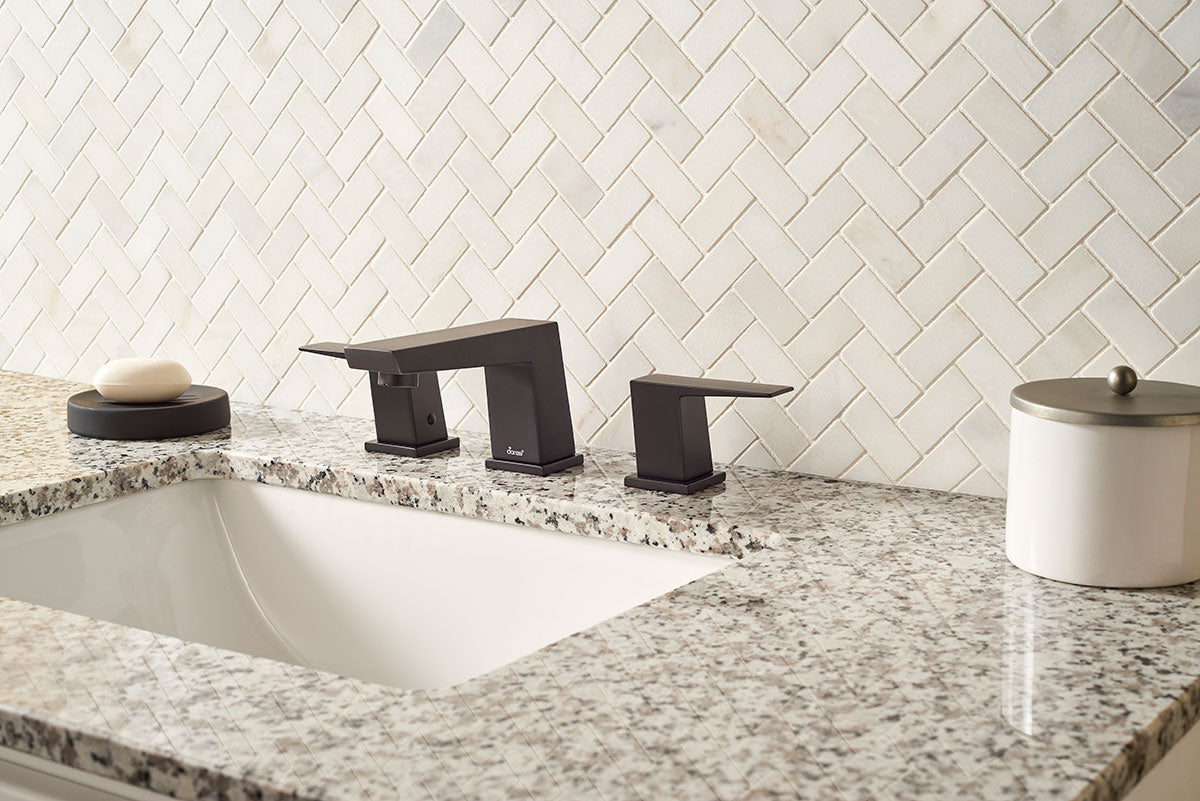 Greecian White Herringbone Pattern Mosaic Tile | Wall Tile &amp; Backsplash Tile | Marble | Greenguard Gold, USGBC/LEED | 10 Pieces Per Box image 4