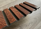 Large Slats Polystyrene Wood Slat Walls 112 in x 9 1/2 in - (Pack of 10) / 73.5 sqft image 11