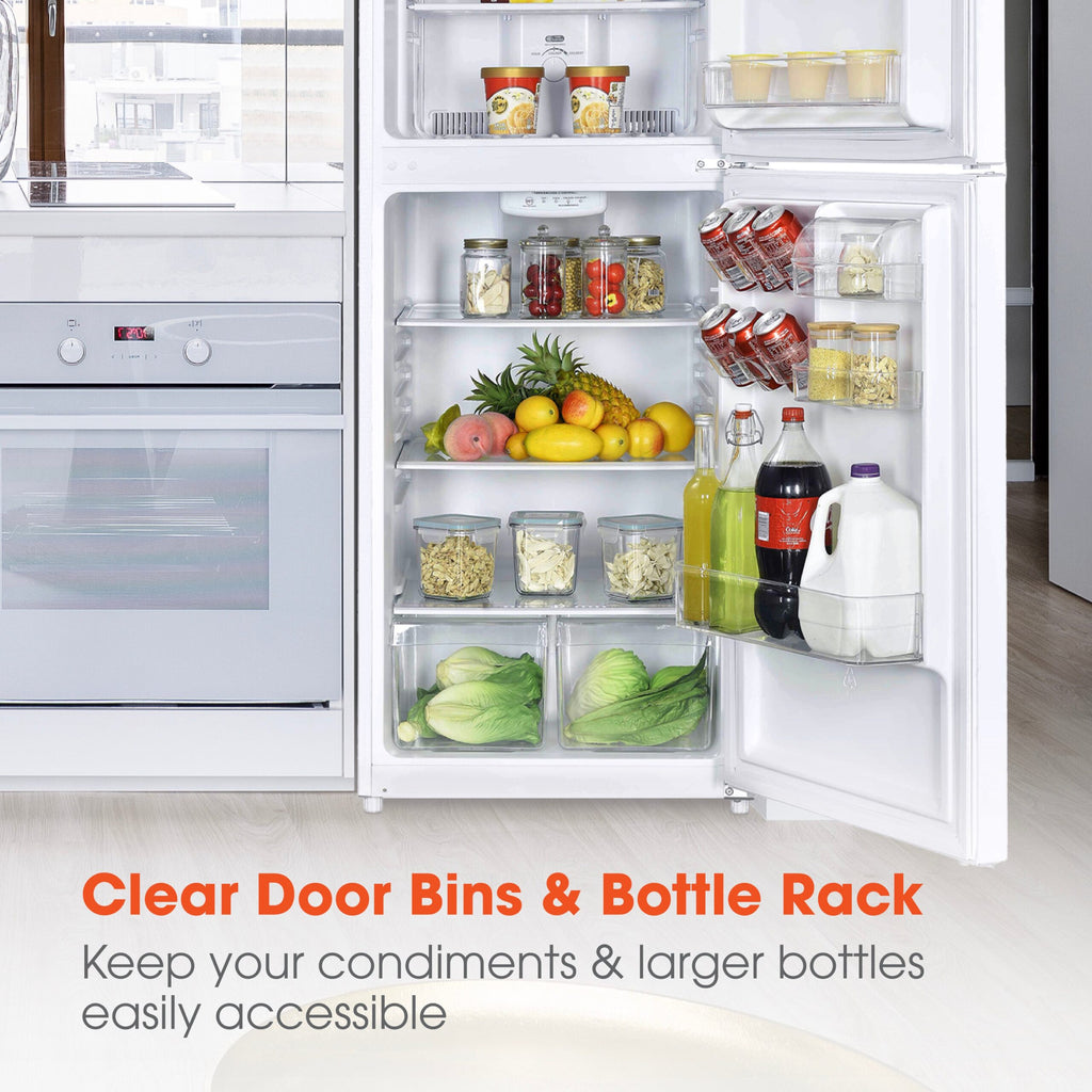 Magic Chef 10.1 Cu Ft Top Freezer Refrigerator in White | Energy Star Qualified | 5 Year Warranty On Compressor | Adjustable Shelves  | Gallon Door Storage | In-Door Can Holder image 14