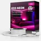 Pink LED Neon Rope Light – Dotless, Dimmable, IP65, ETL Listed
