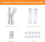 Connector Pack for 110V Led Neon Light, Compatible Dimensions- 7*14.5mm And 8*16mm