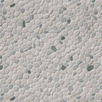 Black And White Pebbles Tumbled Mosaic Tile | Wall Tile &amp; Backsplash Tile | Marble | Greenguard Gold, USGBC/LEED | 10 Pieces Per Box image 1