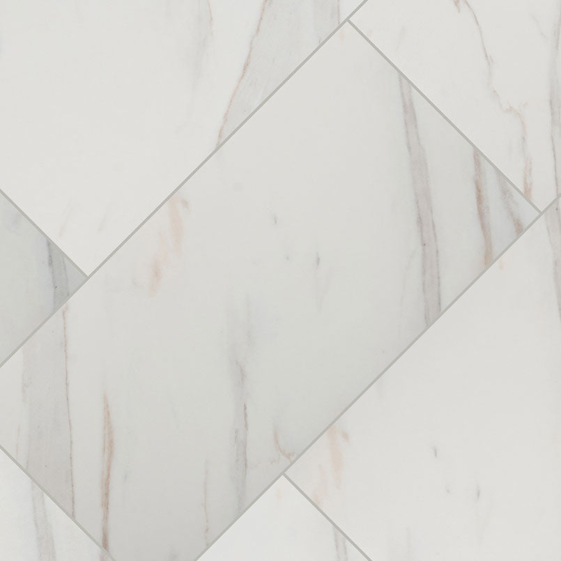 Pietra Calacatta Porcelain Tile | Modern Tile Collection | Porcelain | Marble | Greenguard Gold, USGBC/LEED | 4 or 8 Pieces Per Box image 10