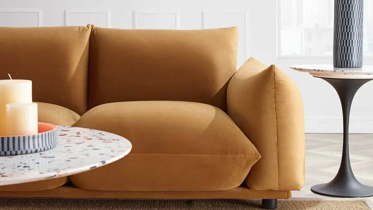 Copious Velvet Sofa with Performance Fabric Upholstery image 2