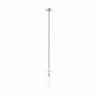 Skylark Pendant Light | Clear Polished Nickel And Clear Black Color Options | Ideal For Living Room, Bedroom, Kitchen, Dining Area, Bathroom, Or Office  | Pack Of 4 image 7