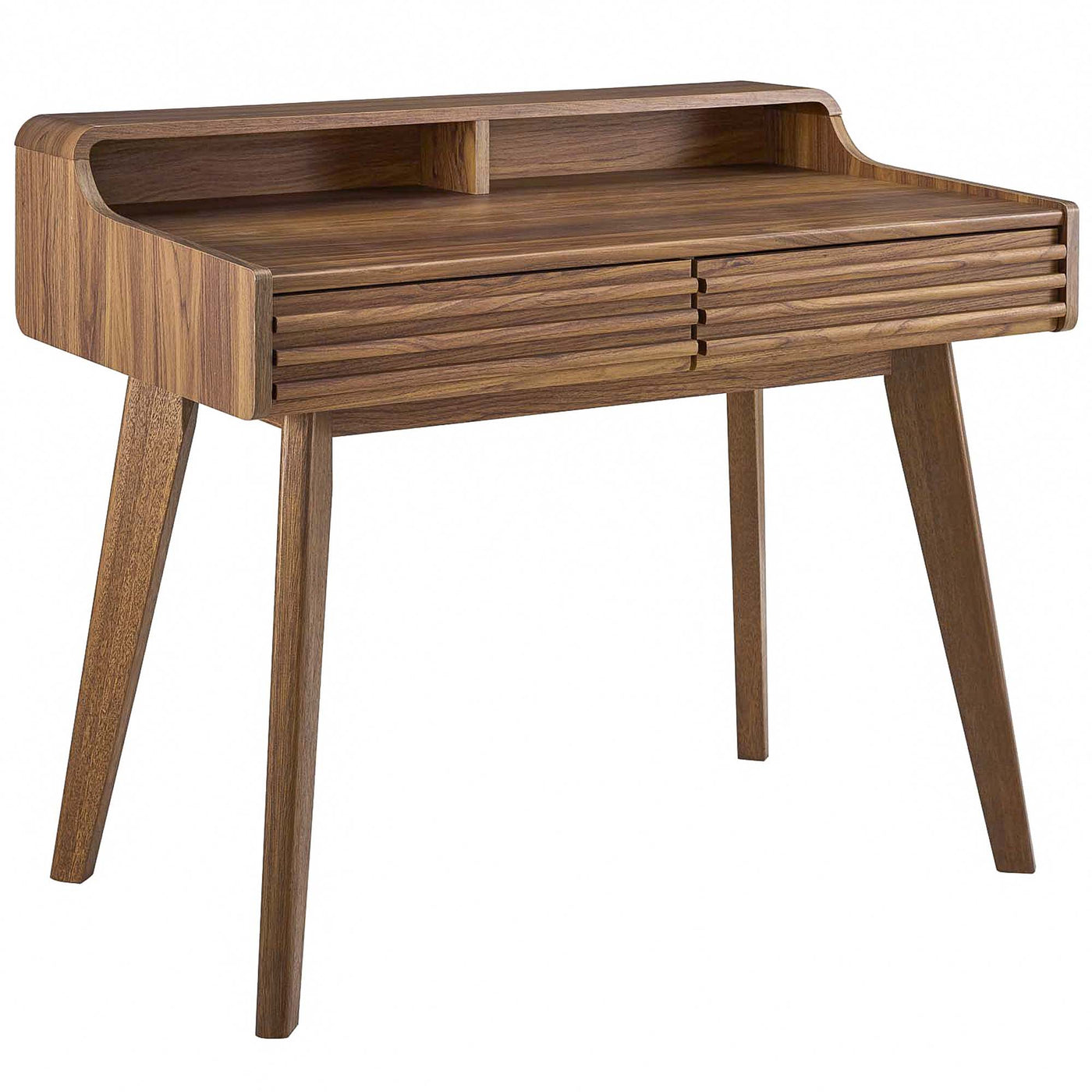 Writing Desk in Walnut Finish image 1