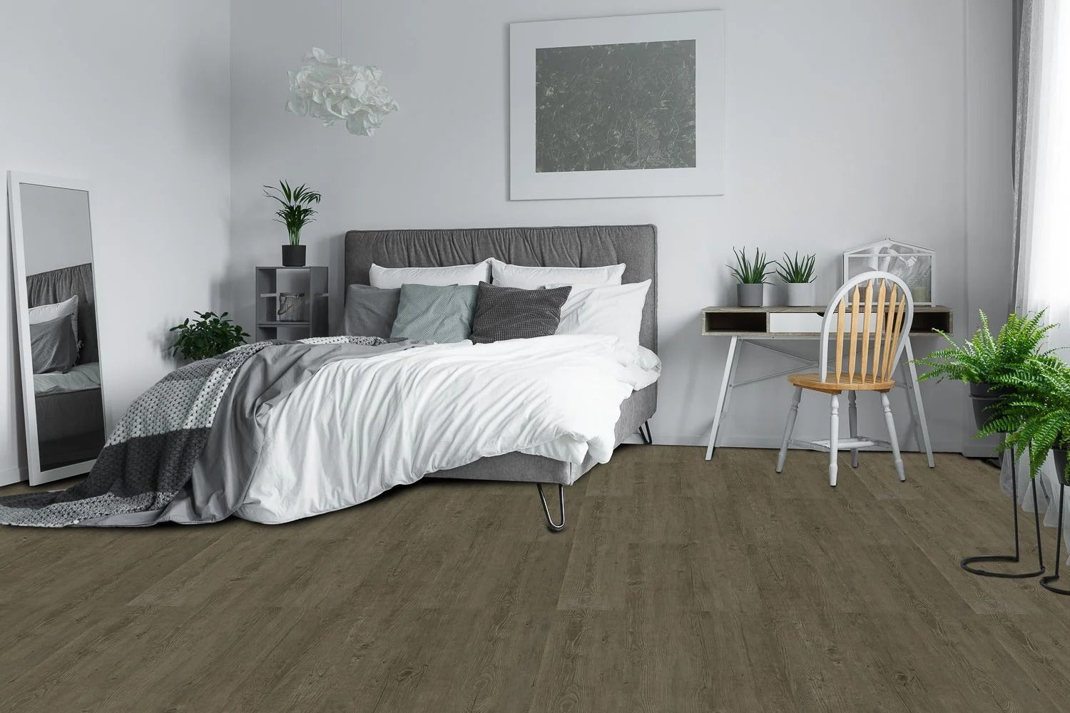 5 mm SPC Vinyl Flooring | 7" X 48" Plank | 1 mm IXPE Padding Attached | 22 Mil Wear Layer | Click Lock Installation | Arbaro Series 1510 | Fire Resistant | FloorScore® Certified | 1 Box (10 Planks)) image 2
