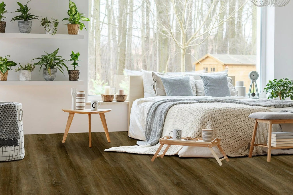 5 mm SPC Vinyl Flooring | 7" X 48" Plank | 1 mm IXPE Padding Attached | 22 Mil Wear Layer Plus 6 Mil UV Layer | Click Lock Installation | Rapida Fortika Series 1306 | Fire Resistant | FloorScore® Certified | 1 Box (10 Planks)) image 2