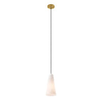 Beacon 1-Light Pendant Light | Clear Satin Brass, Opal Satin Brass, Opal Black | Ideal for Living Space, Bedroom, Kitchen, Dining room, Bathroom, Or Office | Pack of 3 image 7