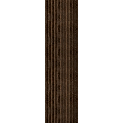 Medium Slats Polystyrene Wood Slat Walls 94.5 in x 9.45 in - (Pack of 10) / 62 sqft image 1