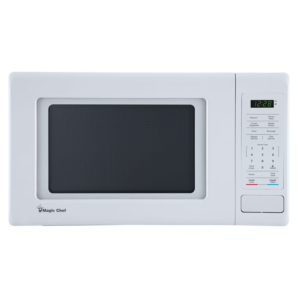 Magic Chef 0.7 Cu. Ft Countertop Microwave | 700 Watt | White Color | Digital Display | 6 Auto Cooking Modes | Child Lock | Auto Defrost Modes | 10 Power Levels image 6