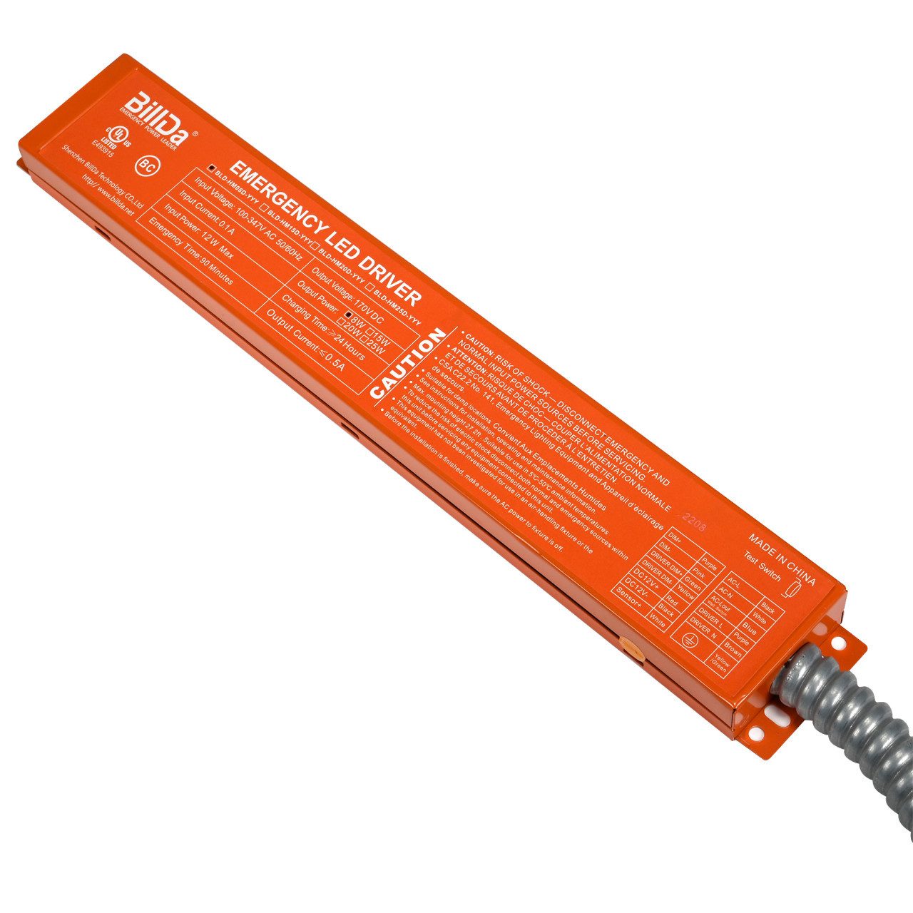 LED Emergency Drivers | LED Driver For Backup | 100-347Vac  | 0-10V Dimmable | Ideal For Dry And Damp Locations | UL Listed | Pack of 20 image 2