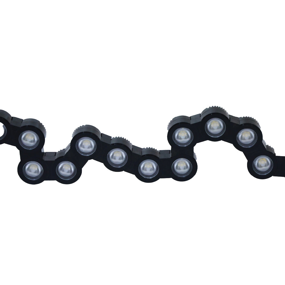 Flexible Chain Type LED Architectural Wall Washer Light | 48W/m | 3000K | 3704 lm/m | 30° Beam | IP66 Rated | 0-10V Dimmable | UL Listed | 5-Year Warranty image 0