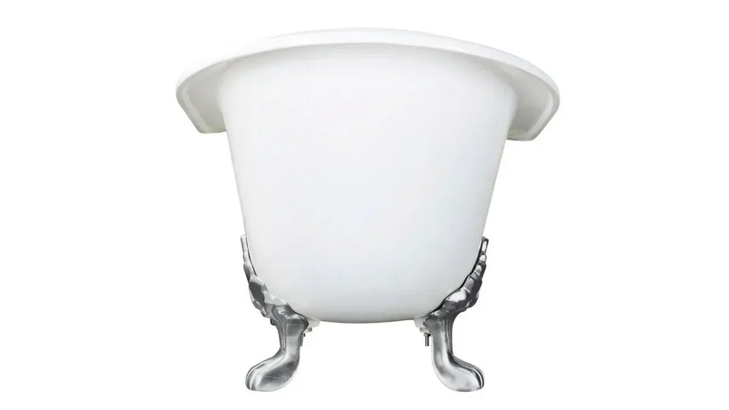 61-Inch Cast Iron Double Slipper Clawfoot Tub with 7-Inch Faucet Drillings | Elegant Bathtub For Homes, Hotels image 3