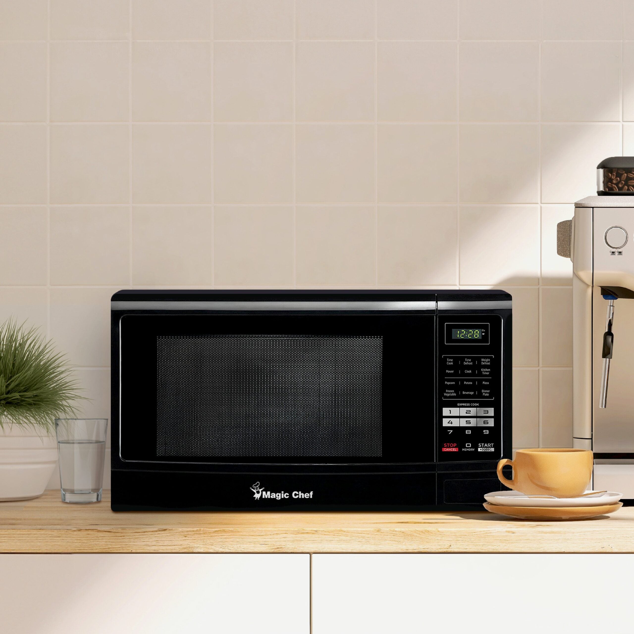 Magic Chef 1.6 Cu. Ft Countertop Microwave | 1100 Watt | Black Or White Color Options | Digital Display | 6 Auto Cooking Modes | Child Lock | 8 Years Warranty On Magnetron image 10