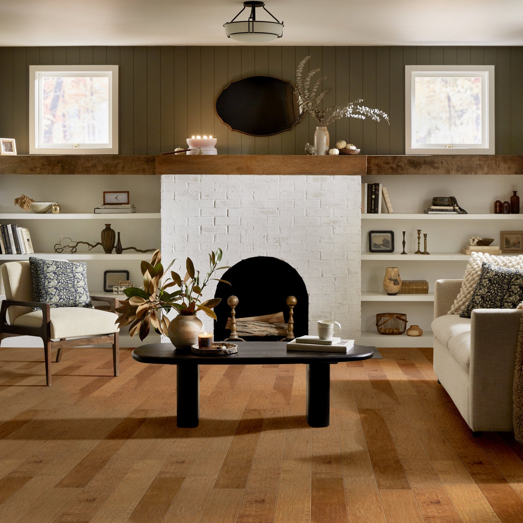 Grant Grove Mixed Width | Epic Plus Collection | Bravo Shade | Hickory | Real Hardwood | Repel - Water Resist | 1.2 mm Veneer Thickness | 34.96 Sq. Ft. Per Carton image 0