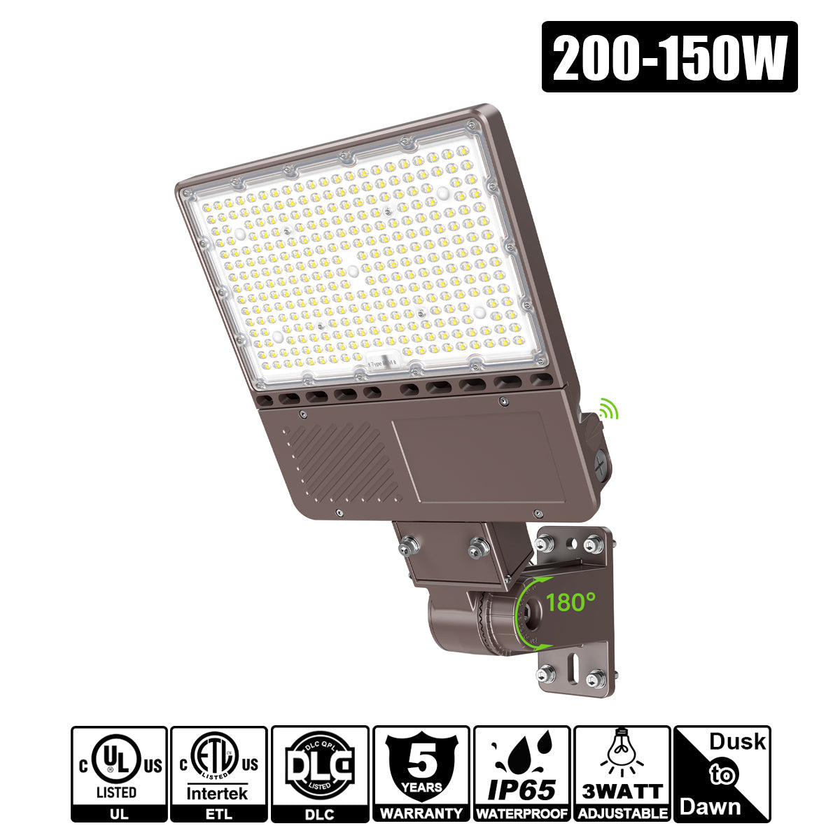 Commercial LED Pole Lighting 90W – 320W Photocell | IP65 | 4.5K - 5.7K | Outdoor & Area Light image 2