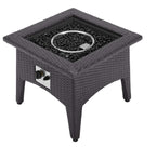 Vivacity Espresso Outdoor Patio Fire Pit Table image 6