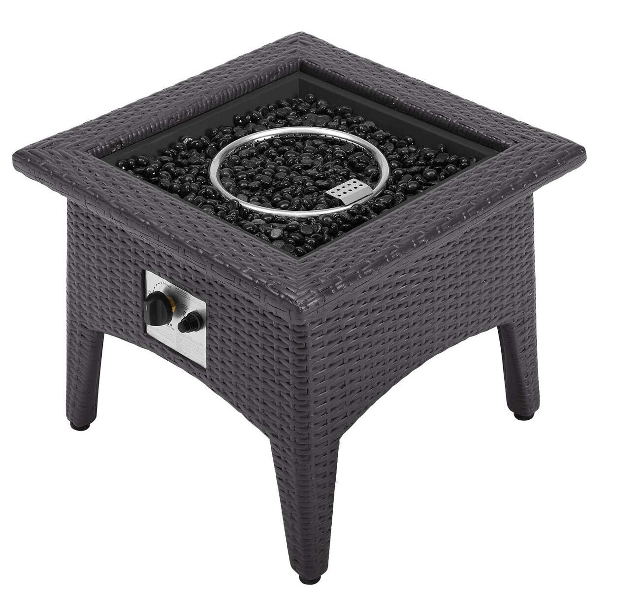 Vivacity Espresso Outdoor Patio Fire Pit Table image 6