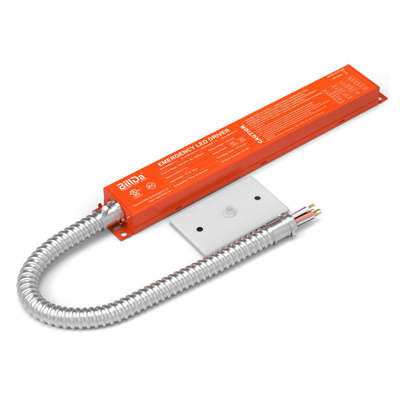 LED Emergency Drivers | LED Driver For Backup | 100-347Vac  | 0-10V Dimmable | Ideal For Dry And Damp Locations | UL Listed | Pack of 20 image 0