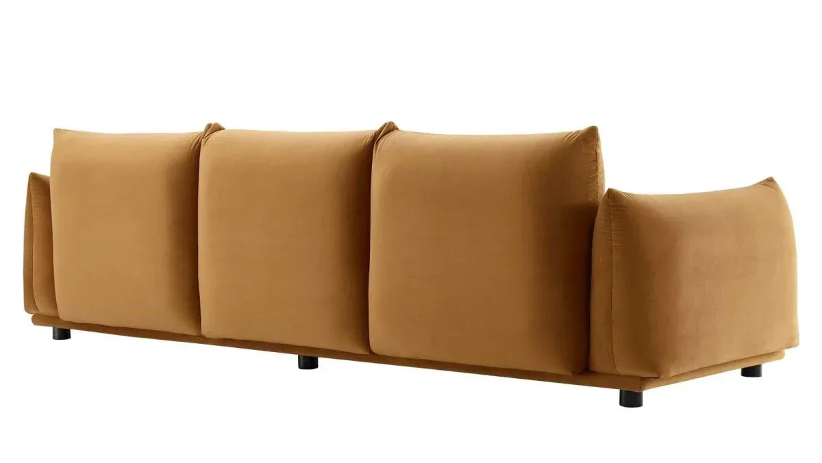 Copious Velvet Sofa with Performance Fabric Upholstery image 1