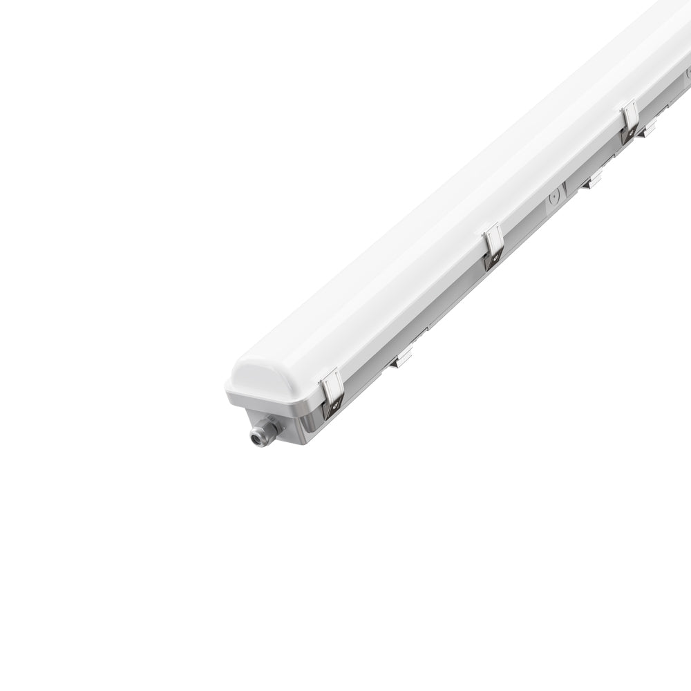 LED Tri-Proof Light | 20W/30W/40W/50W Wattage Adjustable | 6500 Lumens | 3500K/4000K/5000K CCT Tuneable | 4 FT | IP65 | 120-347Vac | UL &amp; DLC Listed | Pack Of 4 image 1
