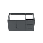 24" Or 36" | Bathroom Vanity Cabinet (Sink Basin Not Included) | White Or Gray Color Options | Vitality Series | Modern Bathroom Vanity | Soft-Close Doors | Wall-Mount Design image 4