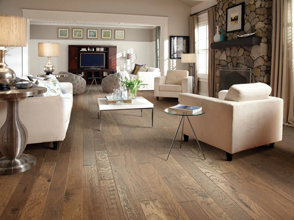 Grant Grove Mixed Width | Epic Plus Collection | Pacific Crest Shade | Hickory | Real Hardwood | Repel - Water Resist | 1.2 mm Veneer Thickness | 34.96 Sq. Ft. Per Carton image 3