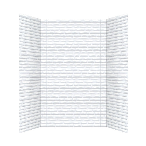 Vista Shower Wall Tiles For Shower and Tub Surrounds | Glue Up Easy To Install | 3 Wall Set image 5