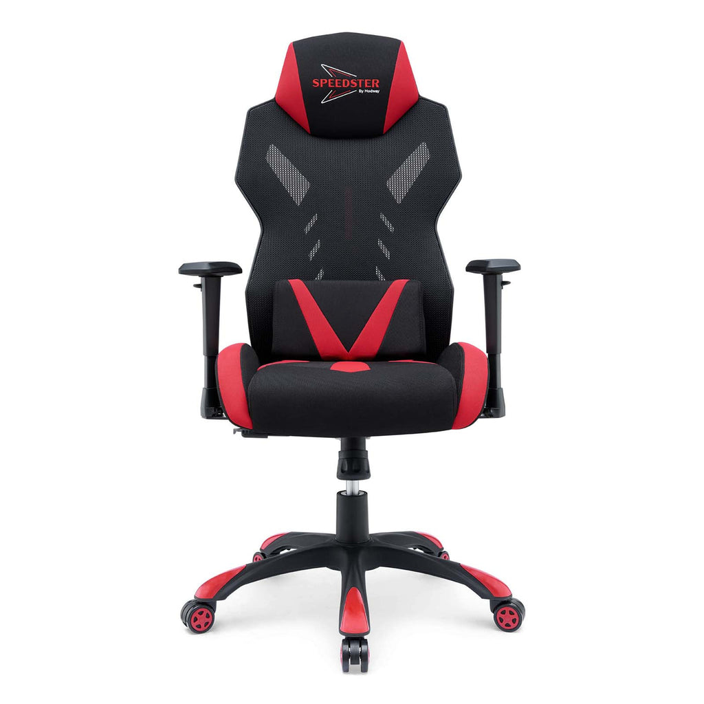 Speedster Mesh Gaming Chair in Black and Red image 8