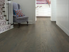 High Plains 6 3/8 | Repel Collection | Kohl Shade | Hickory | Real Hardwood | Water Resistant | Scuff Resistant | 1.2 mm Veneer Thickness | 30.48 Sq. Ft. Per Carton | Wire Brushed Texture image 3