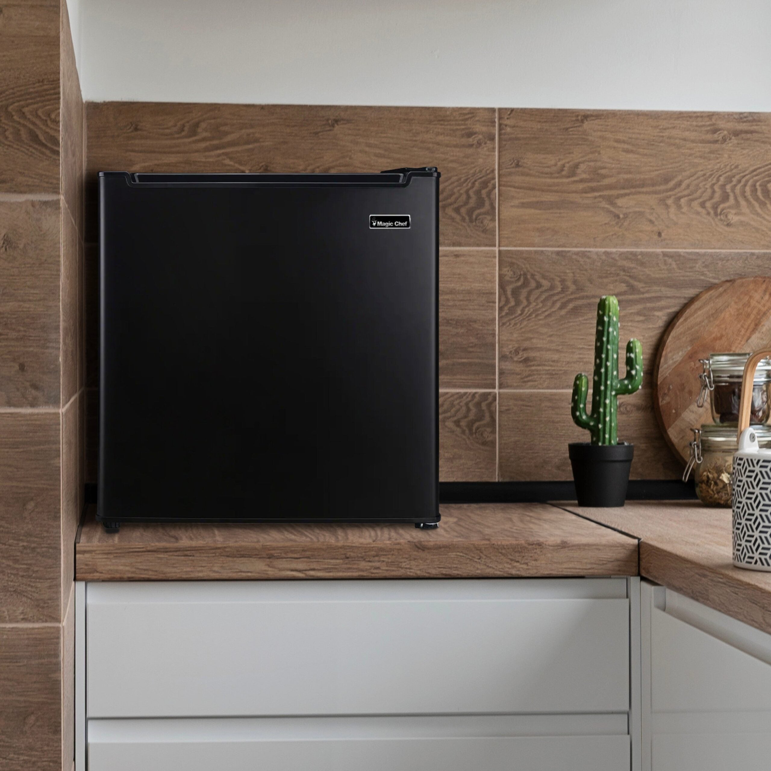 Magic Chef 1.7 Cu Ft Freezerless Mini Refrigerator | Energy Star Qualified | Black | 5 Year Warranty On Compressor | Door Storage | Reversible Door | Easy Installation image 8