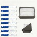 LED Wall Pack Light 36W-120W Photocell | DLC | IP65 Waterproof Commercial Security Lighting image 5