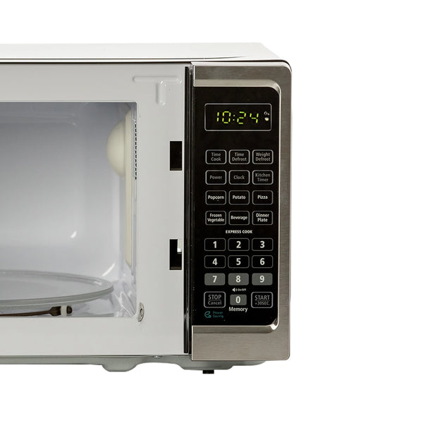 Roomwell UK 0.7 Cuft Compact Microwave In Stainless Steel | 2-Year Replacement Warranty | Ideal For Guest Rooms &amp; Hotel Rooms | Pack Of 4 image 3