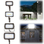 15W - 45W Outdoor LED Flood Security Lights | 5000K | 1500LM - 5400LM | UL, CE, FCC, ROHS, DLC Approved | IP65 Waterproof Landscape Lighting, Knuckle Mount, Bronze, Outdoor Garden Area Security Floodlight image 6