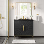 Awaken Series Bathroom Vanity | Various Sizes And Colors | Modern Design Vanity With Basin For Homes, Hotels image 0