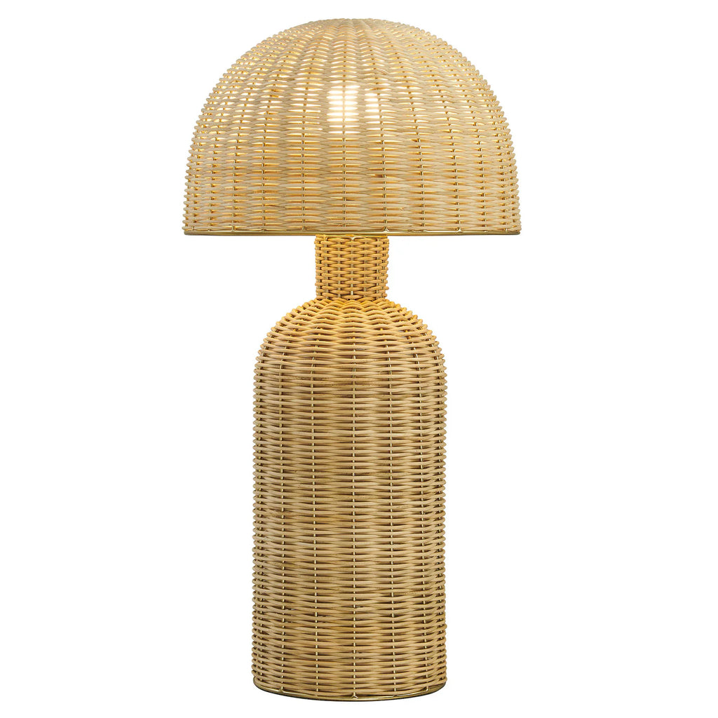 Briar Natural Woven Rattan Table Lamp | Pack of 2 image 1