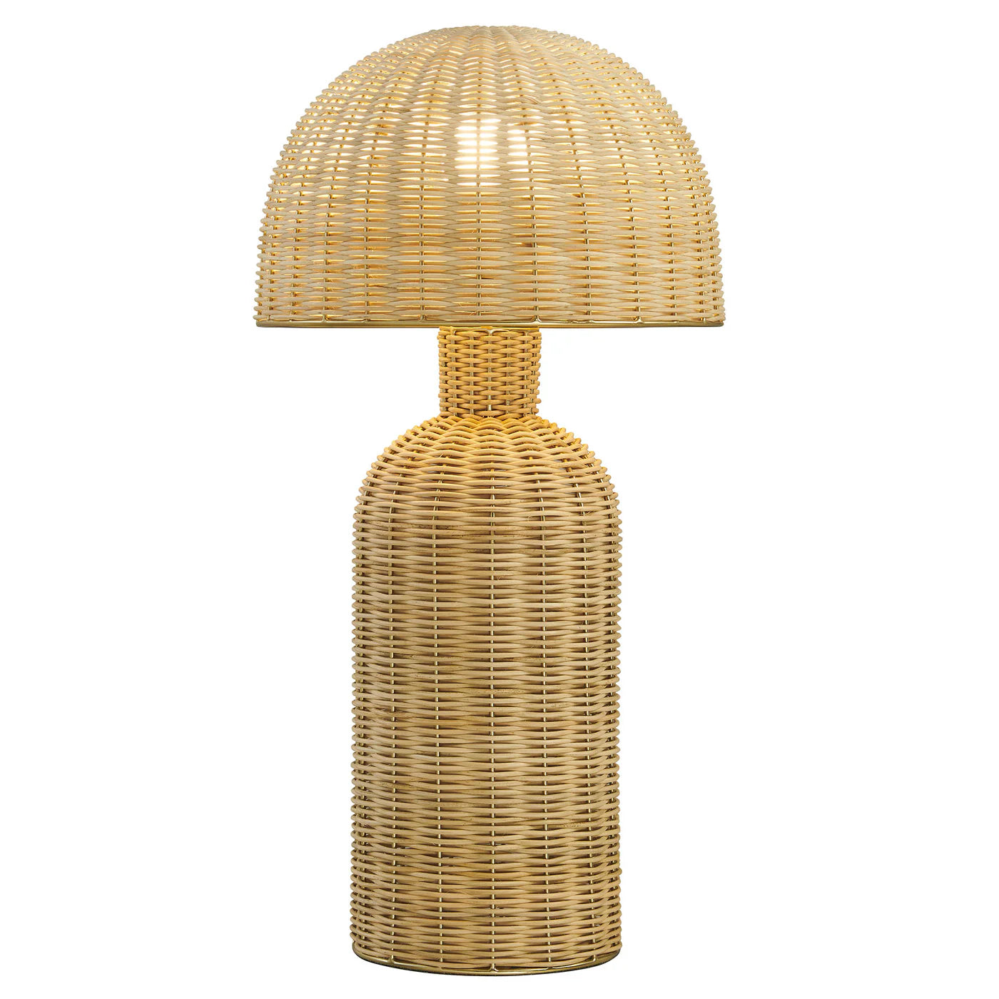 Briar Natural Woven Rattan Table Lamp | Pack of 2 image 1