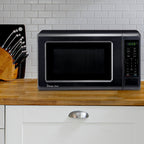 Magic Chef 0.9 Cu. Ft Countertop Microwave | 900 Watt | Black | 6 Auto Cooking Modes | Child Lock | Digital Display | 10 Power Levels |  8 Years Warranty On Magnetron image 3