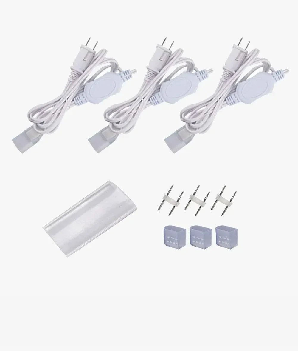 Extra Power Cord Pack for 110V 7x14.5mm Led Neon Light Pro Select Neon