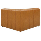 Bartlett 6-Piece Tan Vegan Leather Sectional Sofa image 4