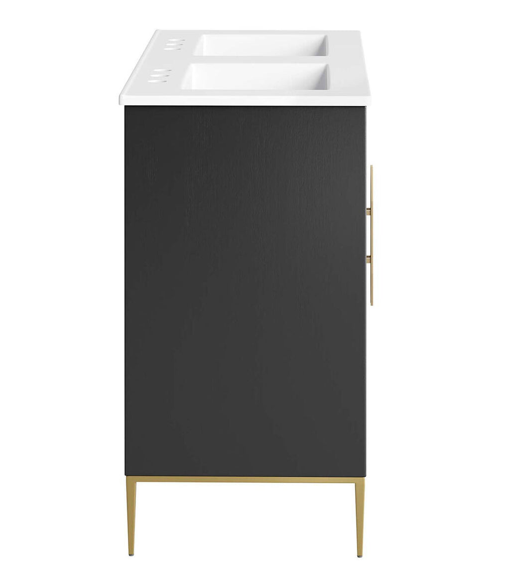 Awaken Series Bathroom Vanity | Various Sizes And Colors | Modern Design Vanity With Basin For Homes, Hotels image 7