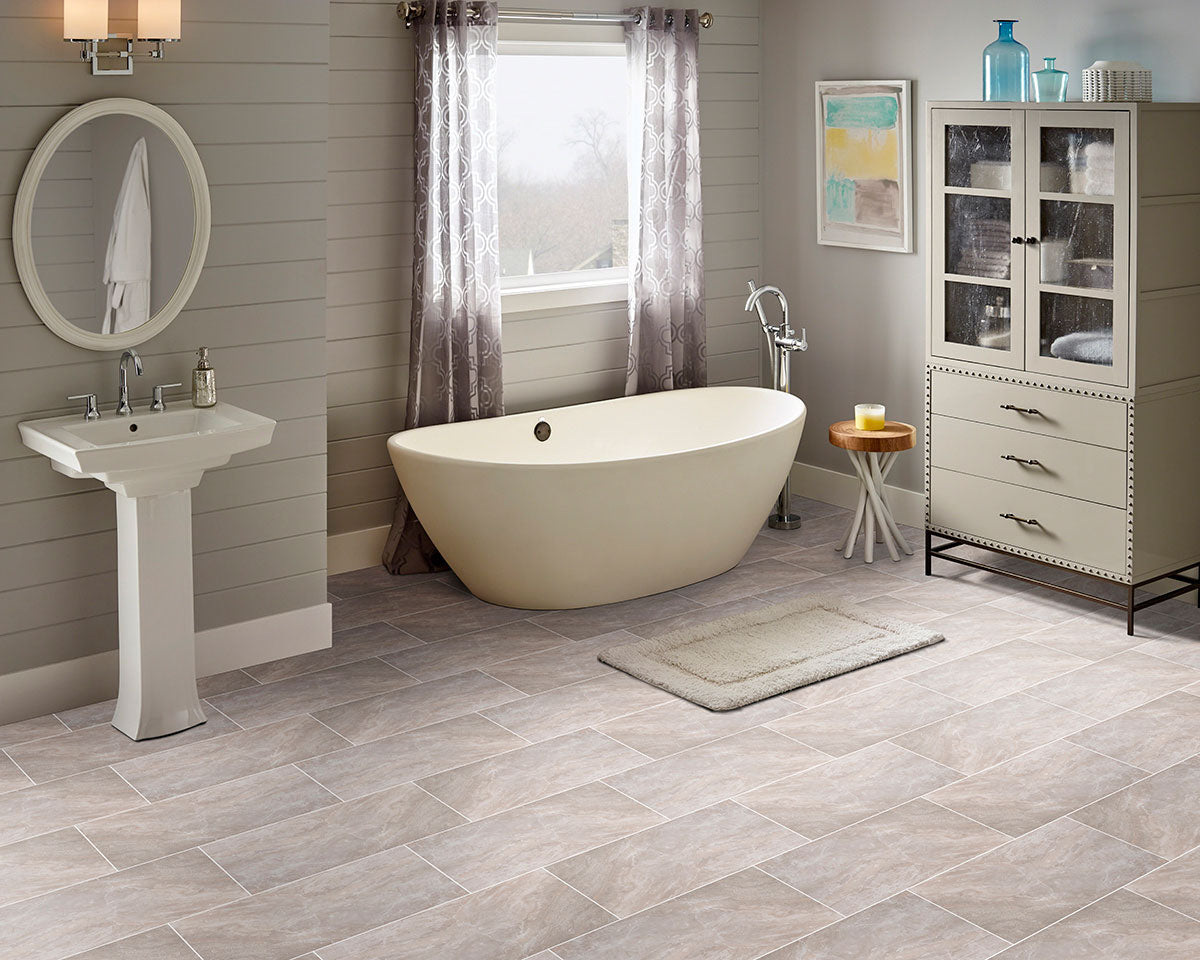 12" X 24" &amp; 24" X 24" Grigio Porcelain Tile | Modern Tile Collection | Porcelain | Limestone | Greenguard Gold, USGBC/LEED | 4 or 8 Pieces Per Box image 7